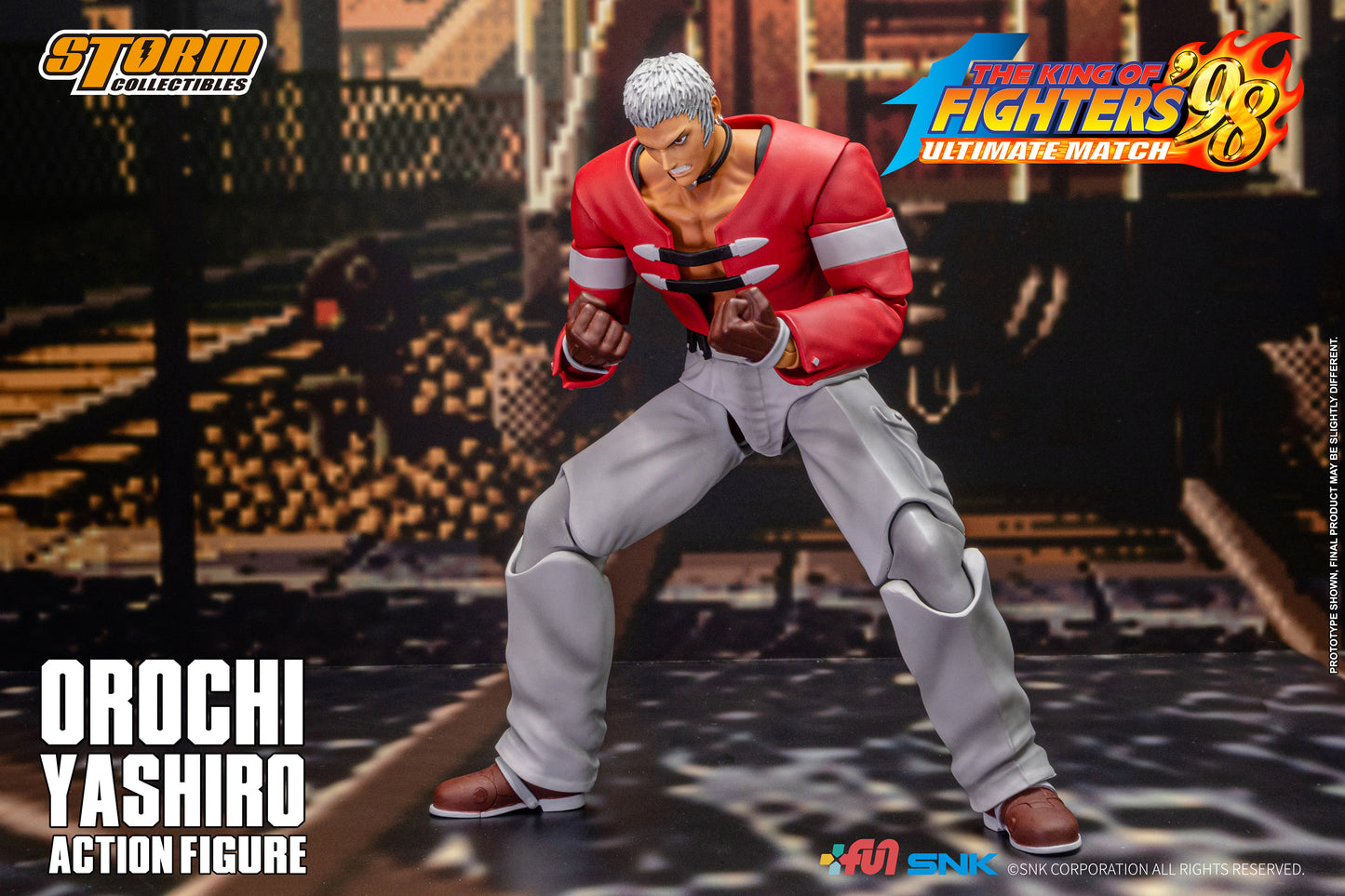 In Stock: OROCHI YASHIRO The King of Fighter ‘98 UM Action Figure