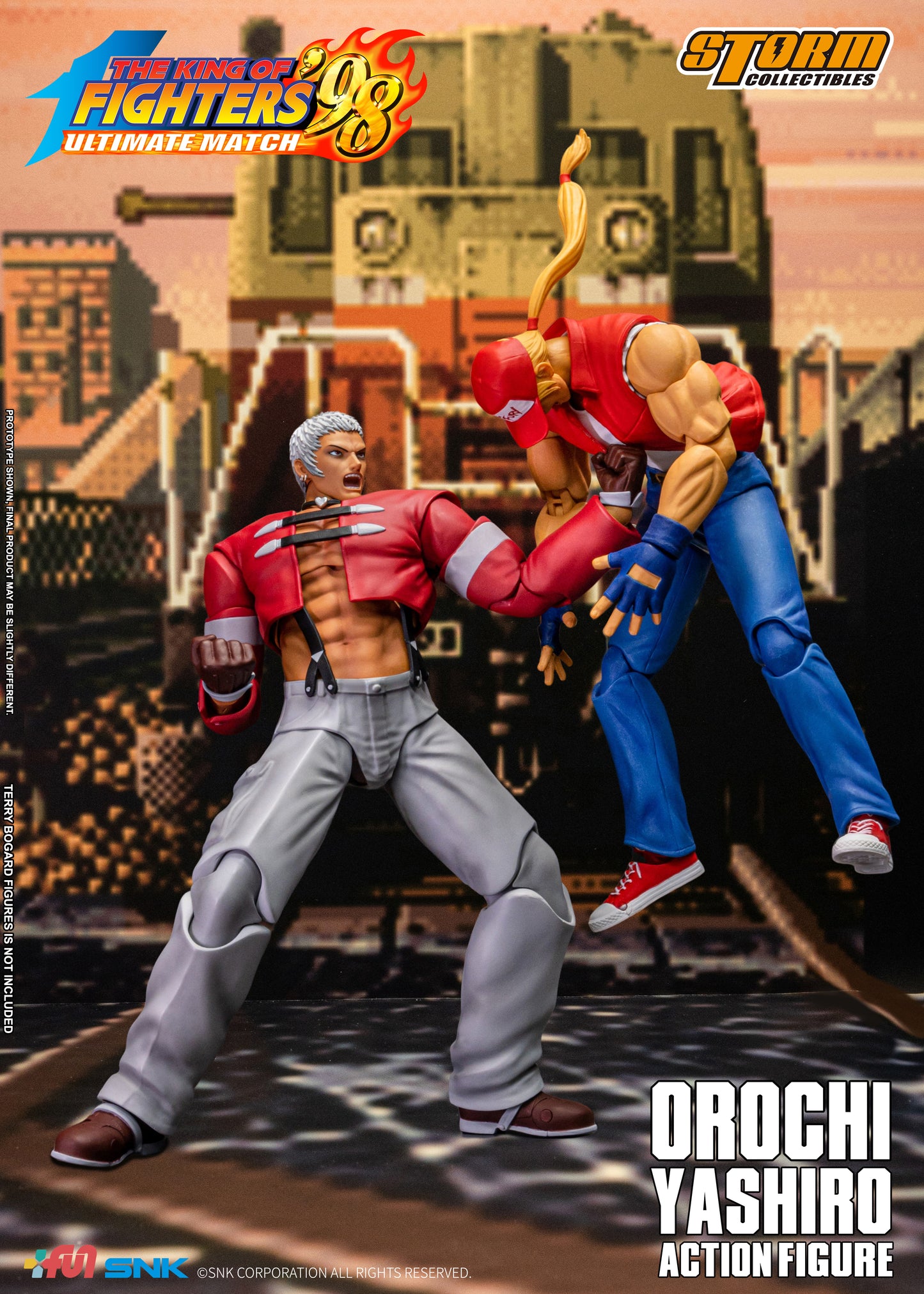 In Stock: OROCHI YASHIRO The King of Fighter ‘98 UM Action Figure