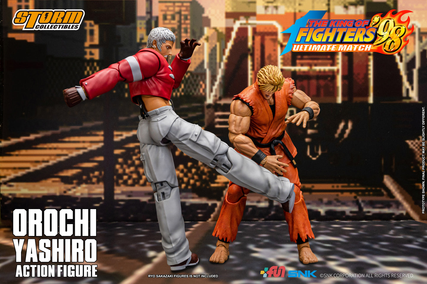 In Stock: OROCHI YASHIRO The King of Fighter ‘98 UM Action Figure