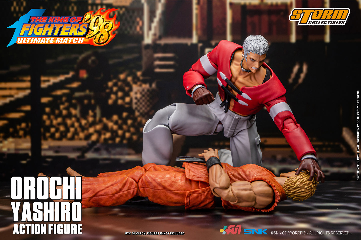 In Stock: OROCHI YASHIRO The King of Fighter ‘98 UM Action Figure