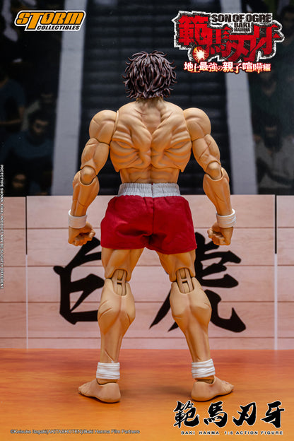 In Stock: BAKI HANMA 1/6th Scale Collectible Action Figure