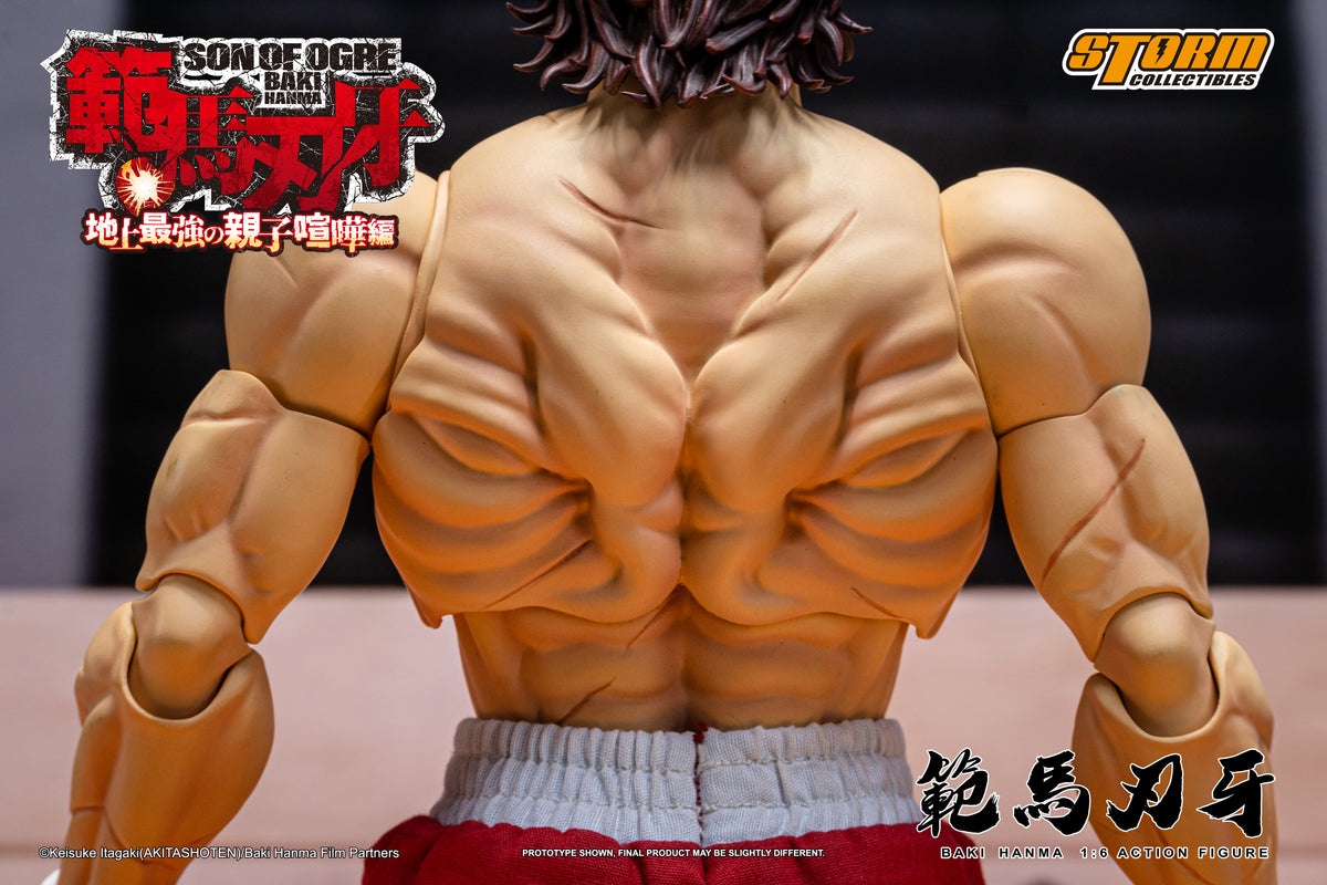 In Stock: BAKI HANMA 1/6th Scale Collectible Action Figure