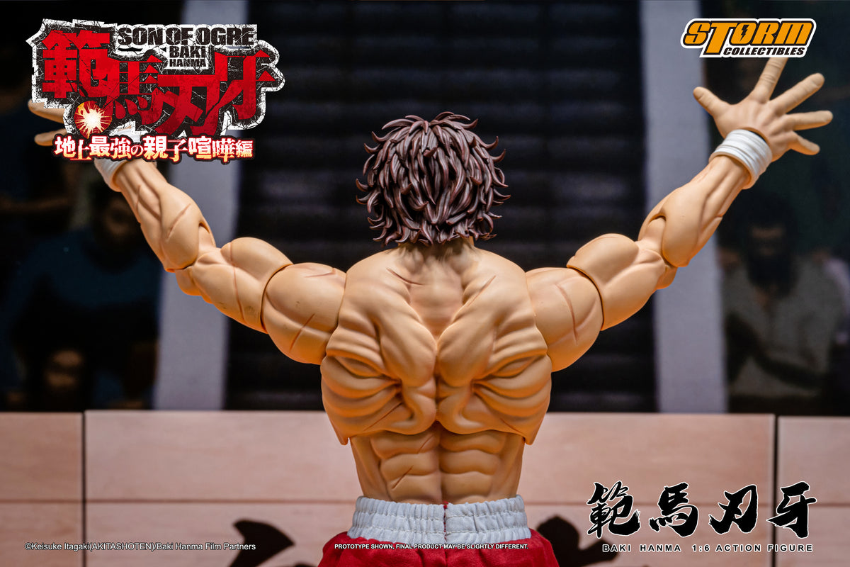 In Stock: BAKI HANMA 1/6th Scale Collectible Action Figure
