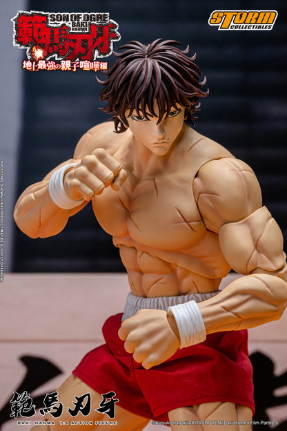 In Stock: BAKI HANMA 1/6th Scale Collectible Action Figure