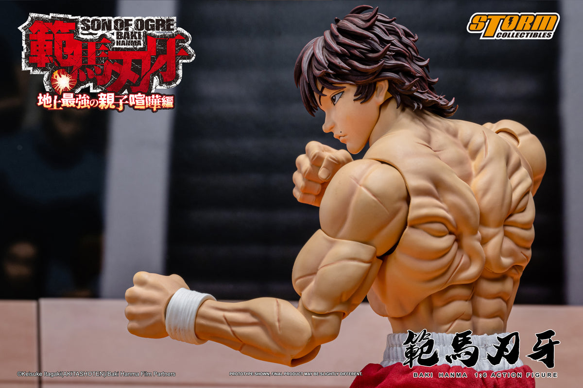 In Stock: BAKI HANMA 1/6th Scale Collectible Action Figure