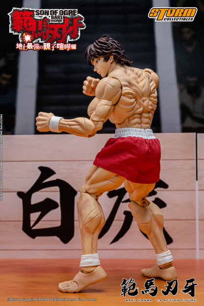 In Stock: BAKI HANMA 1/6th Scale Collectible Action Figure