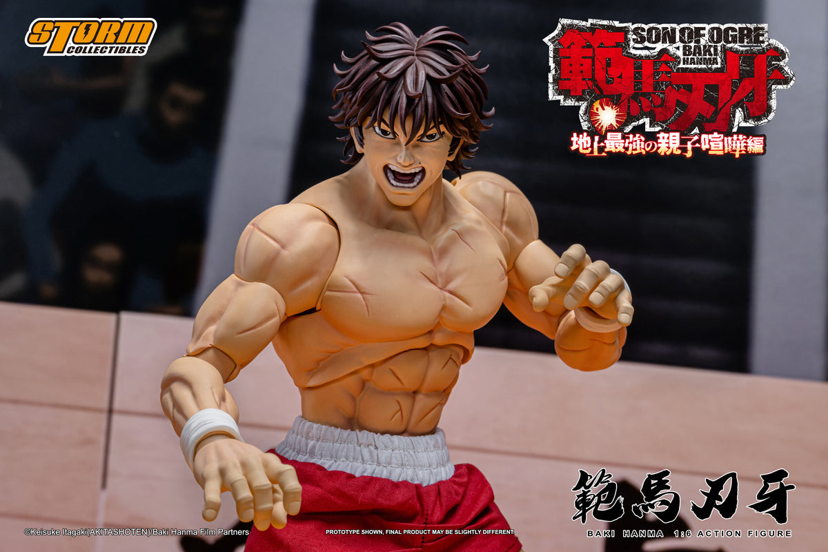 In Stock: BAKI HANMA 1/6th Scale Collectible Action Figure