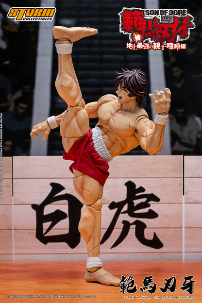 In Stock: BAKI HANMA 1/6th Scale Collectible Action Figure