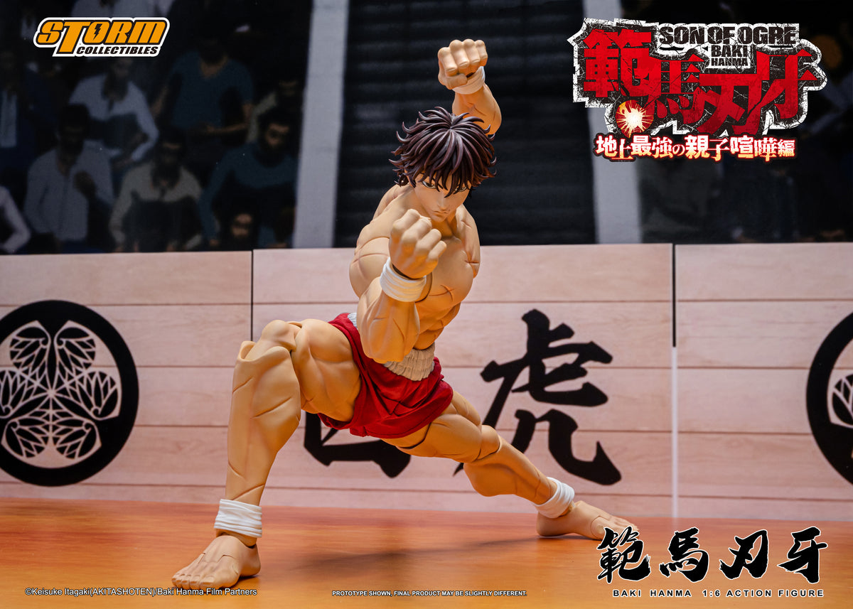 In Stock: BAKI HANMA 1/6th Scale Collectible Action Figure