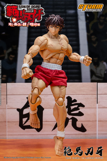 In Stock: BAKI HANMA 1/6th Scale Collectible Action Figure
