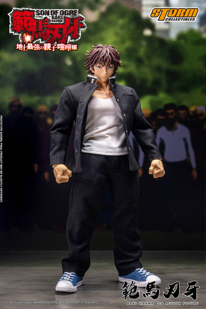 In Stock: BAKI HANMA 1/6th Scale Collectible Action Figure