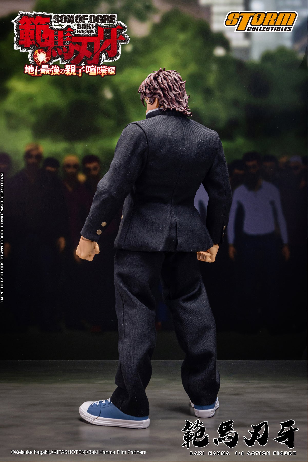 In Stock: BAKI HANMA 1/6th Scale Collectible Action Figure