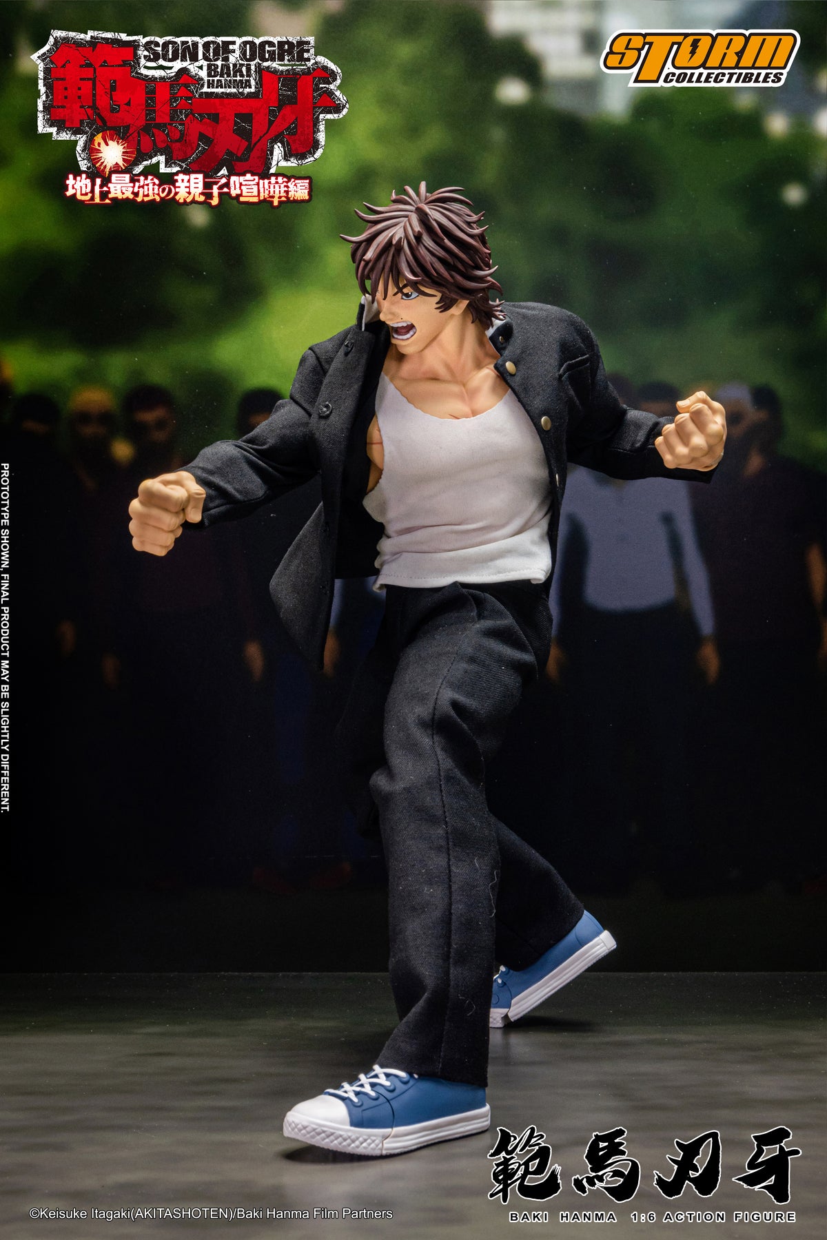 In Stock: BAKI HANMA 1/6th Scale Collectible Action Figure