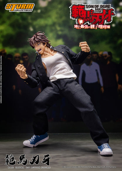 In Stock: BAKI HANMA 1/6th Scale Collectible Action Figure