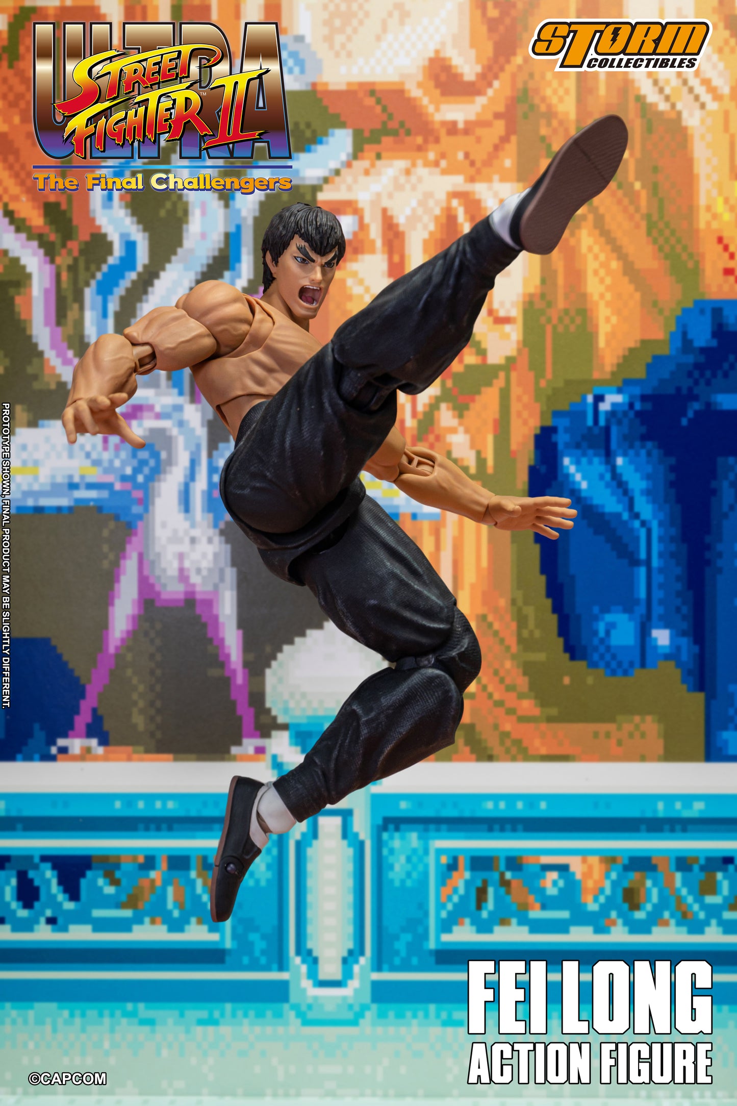 In Stock: FEI LONG - Ultra Street Fighter II The Final Challengers Action Figure