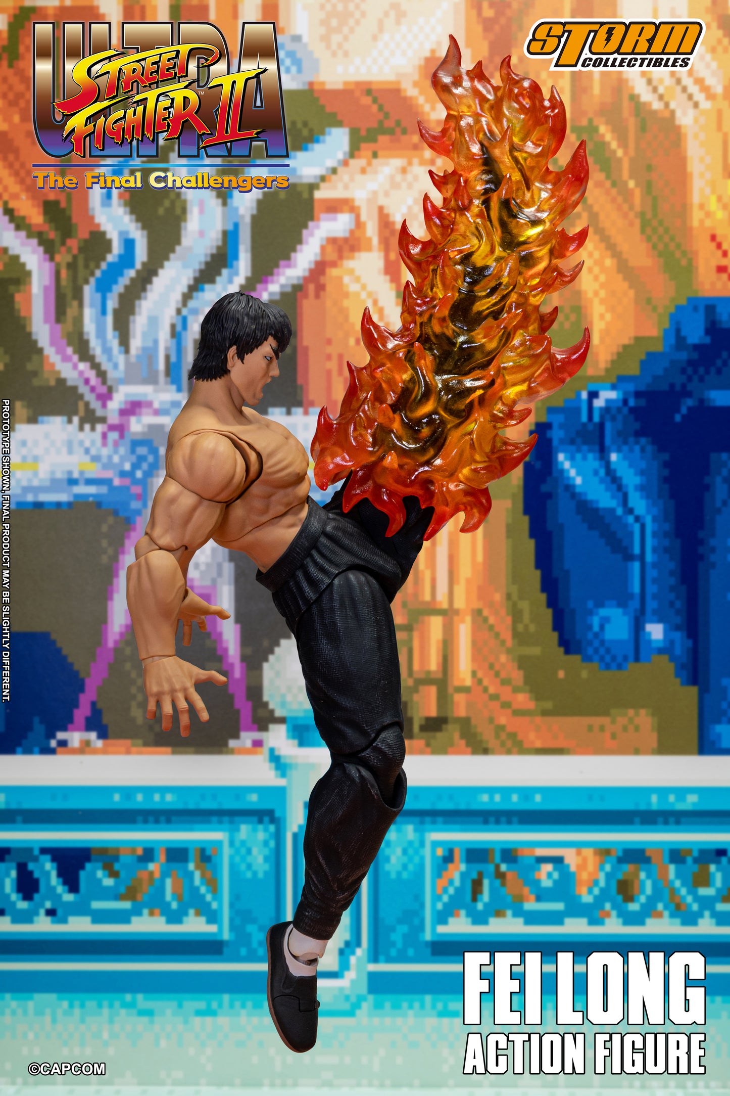 In Stock: FEI LONG - Ultra Street Fighter II The Final Challengers Action Figure