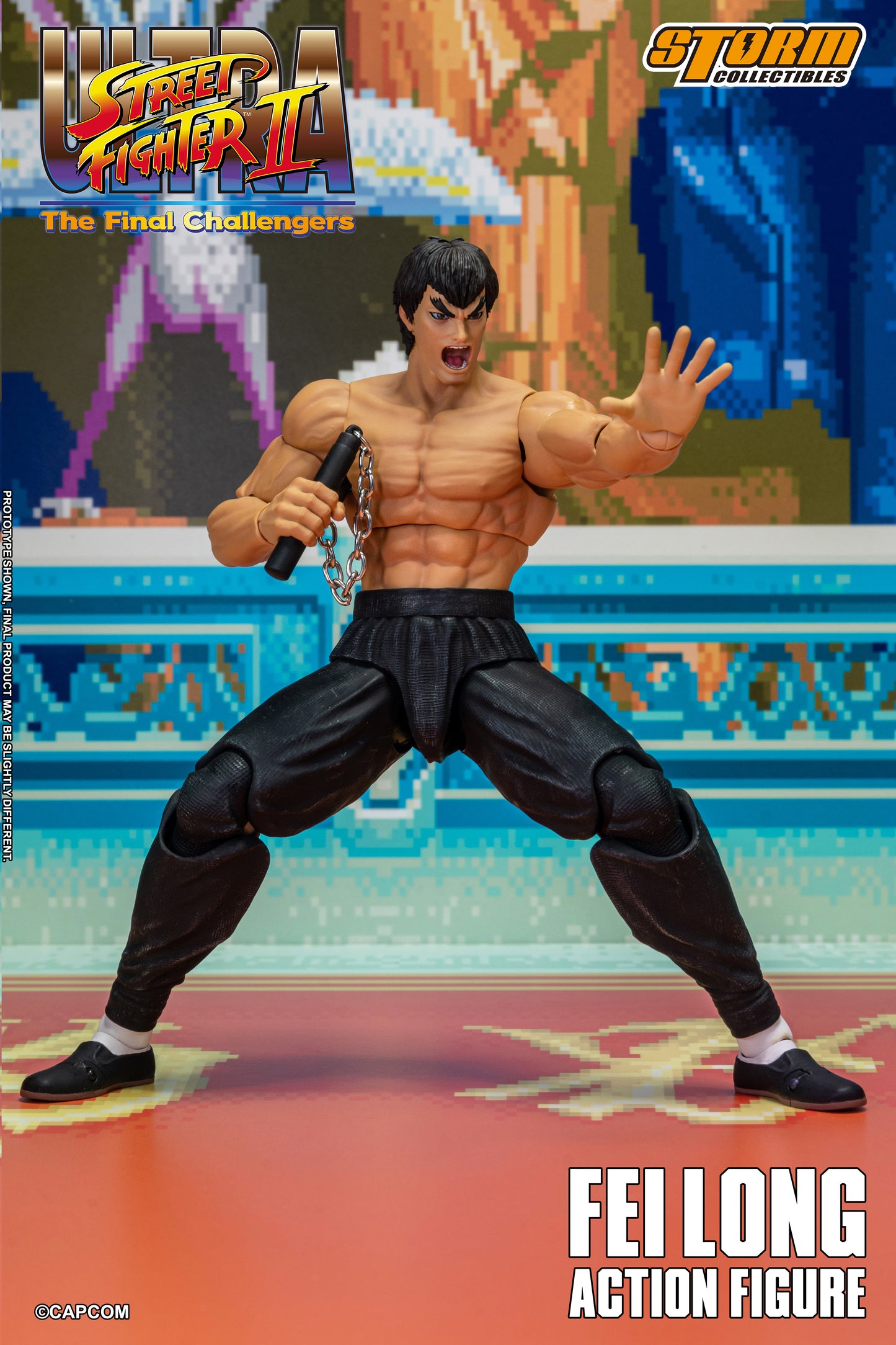 In Stock: FEI LONG - Ultra Street Fighter II The Final Challengers Action Figure