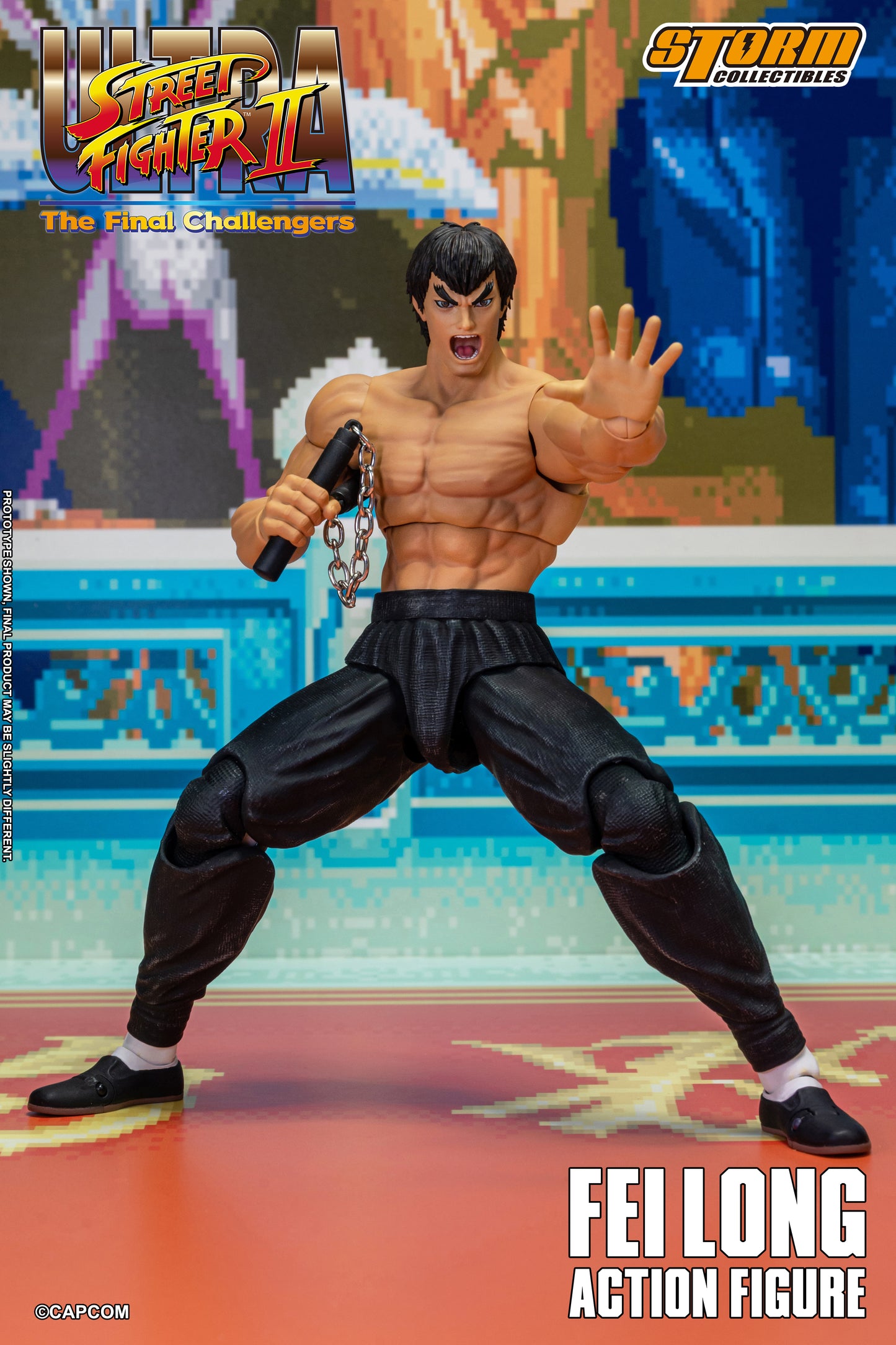 In Stock: FEI LONG - Ultra Street Fighter II The Final Challengers Action Figure