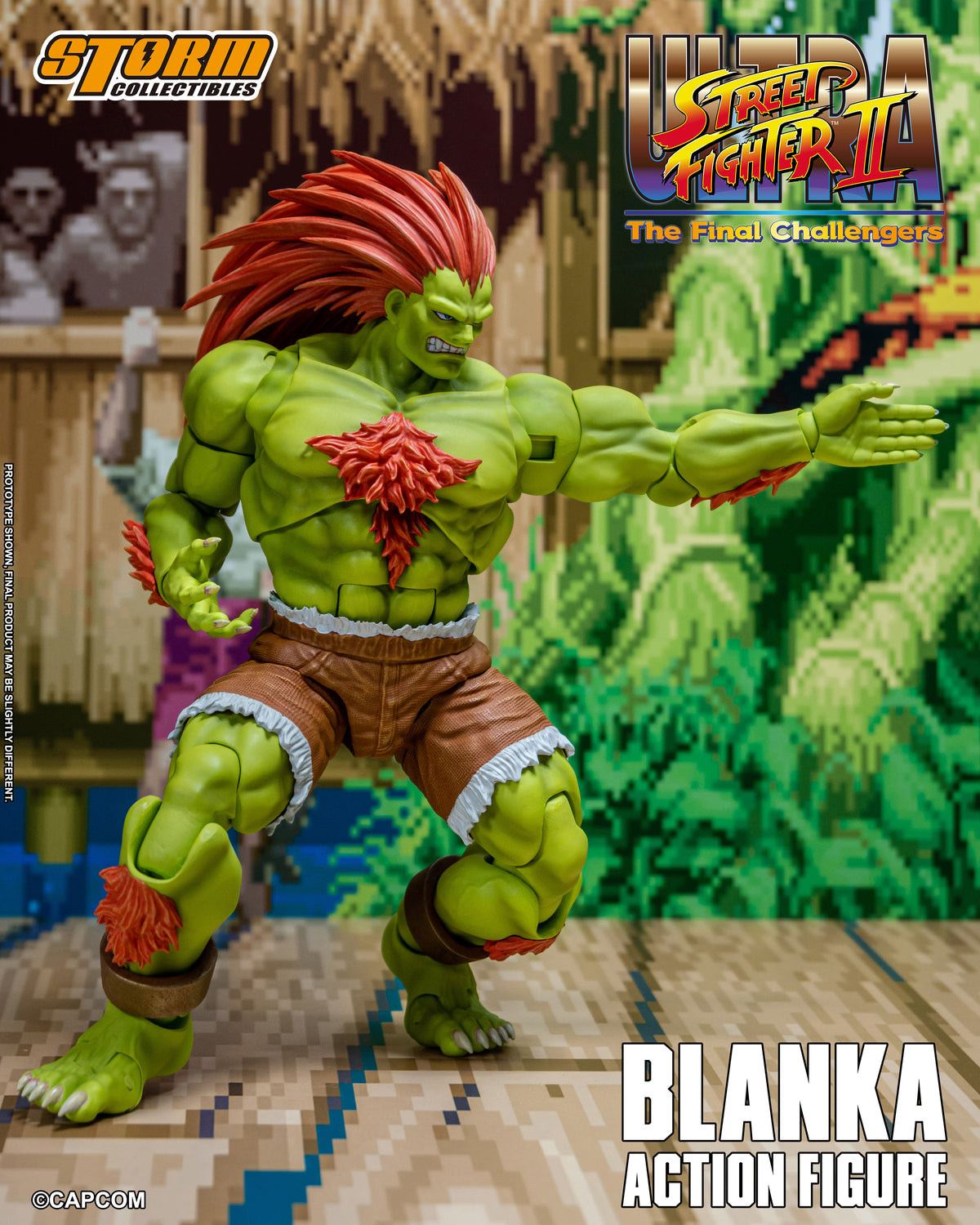 In Stock: BLANKA - Ultra Street Fighter II The Final Challengers Action Figure