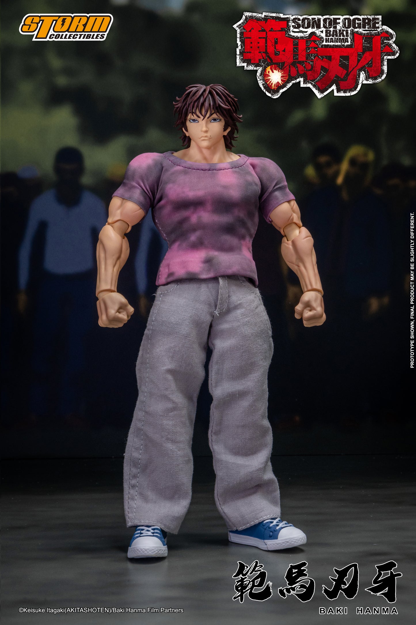 In Stock: BAKI HANMA "SON OF THE OGRE" Action Figure