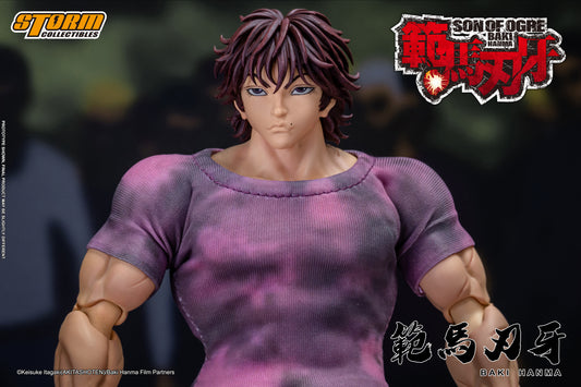 In Stock: BAKI HANMA "SON OF THE OGRE" Action Figure