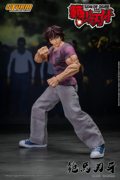 In Stock: BAKI HANMA "SON OF THE OGRE" Action Figure