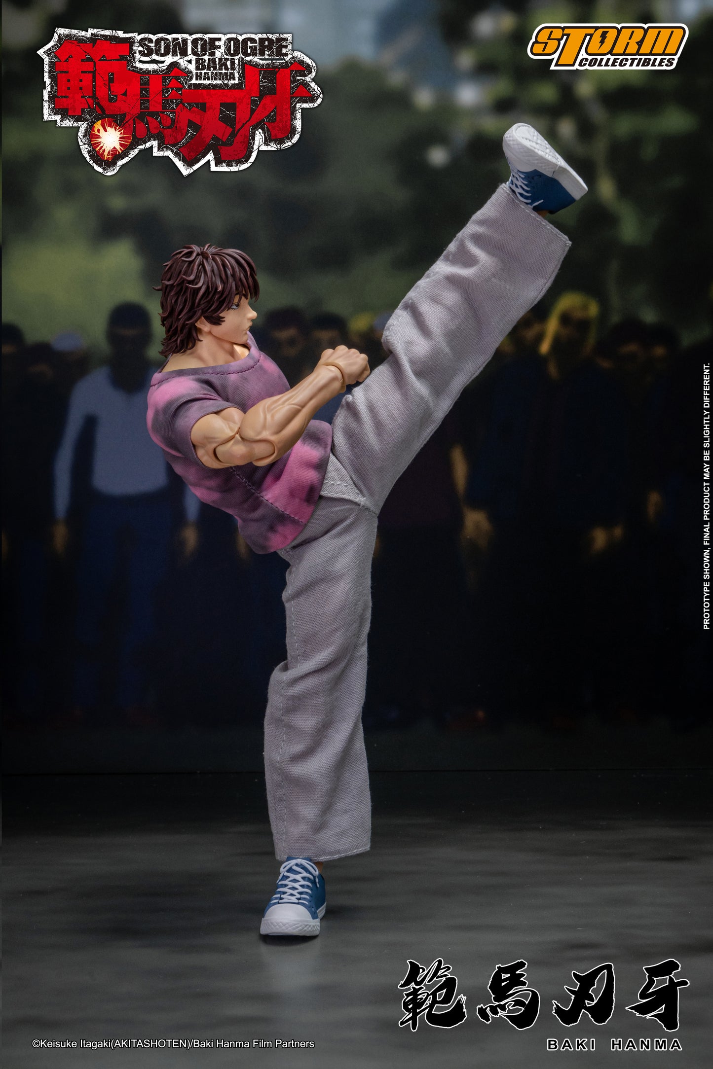 In Stock: BAKI HANMA "SON OF THE OGRE" Action Figure