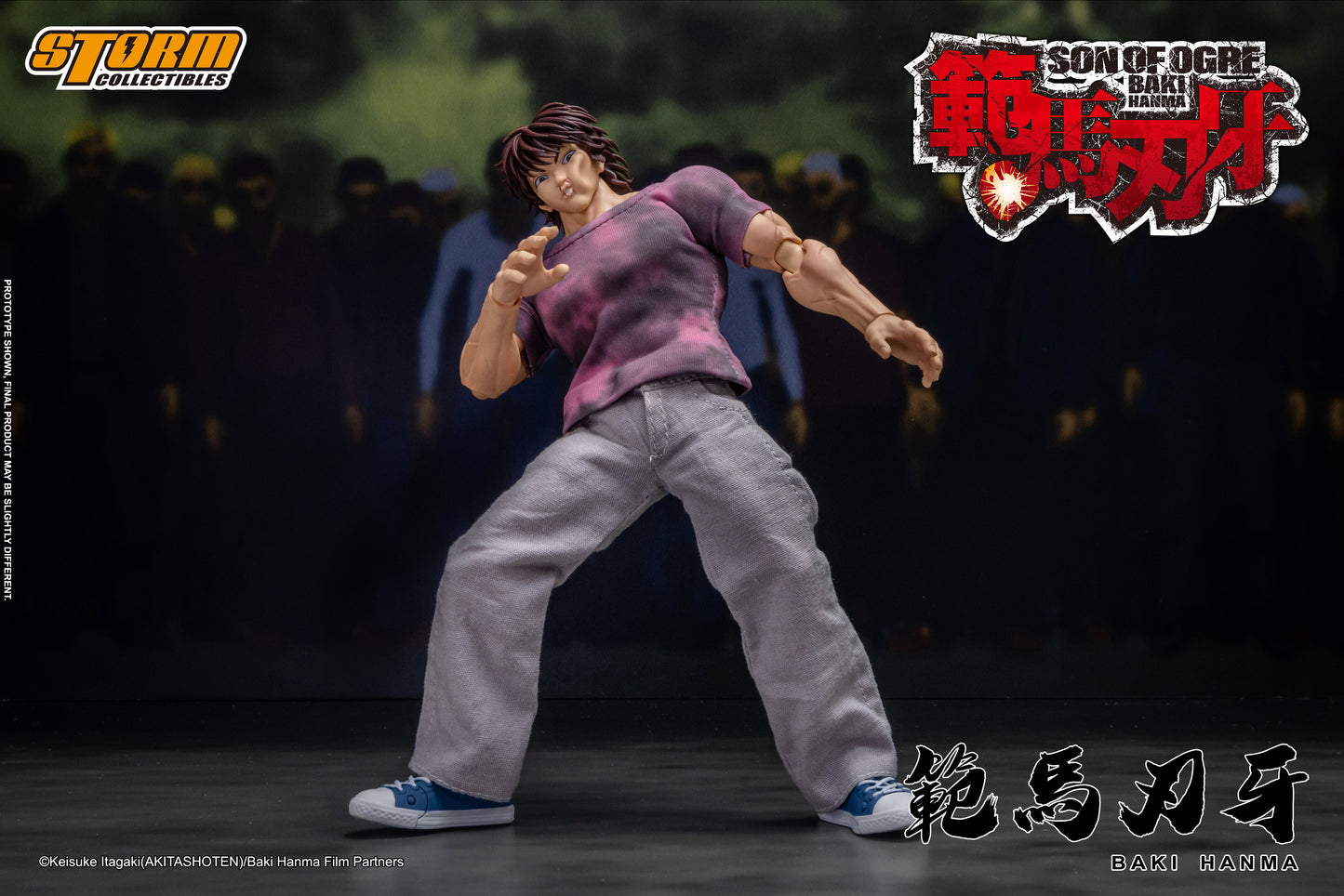In Stock: BAKI HANMA "SON OF THE OGRE" Action Figure