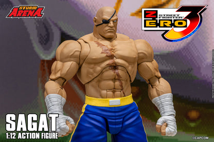 In Stock: SAGAT - STREET FIGHTER ALPHA (ZERO) 3 "STORM ARENA" 1/12 Scale