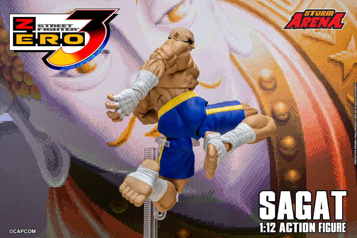 In Stock: SAGAT - STREET FIGHTER ALPHA (ZERO) 3 "STORM ARENA" 1/12 Scale