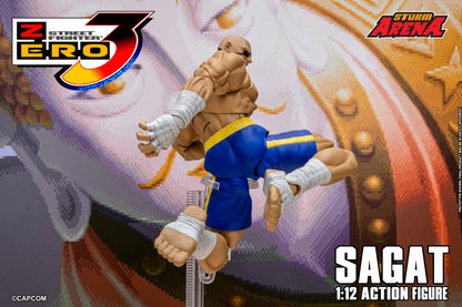 In Stock: SAGAT - STREET FIGHTER ALPHA (ZERO) 3 "STORM ARENA" 1/12 Scale