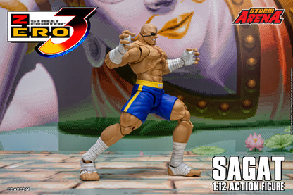 In Stock: SAGAT - STREET FIGHTER ALPHA (ZERO) 3 "STORM ARENA" 1/12 Scale