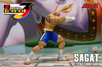 In Stock: SAGAT - STREET FIGHTER ALPHA (ZERO) 3 "STORM ARENA" 1/12 Scale