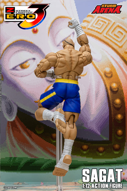 In Stock: SAGAT - STREET FIGHTER ALPHA (ZERO) 3 "STORM ARENA" 1/12 Scale