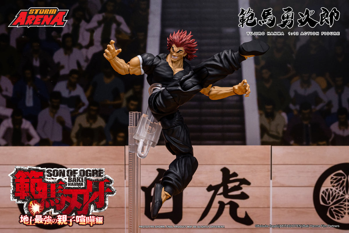 In Stock: YUJIRO HANMA -SON OF OGRE - "STORM ARENA" 1/12 Scale