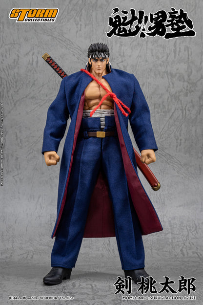 Pre-order: MOMOTARO TSURUGI - SAKIGAKE!! OHTOKOJUKU 剣桃太郎 - 魁!!男塾 Action Figure