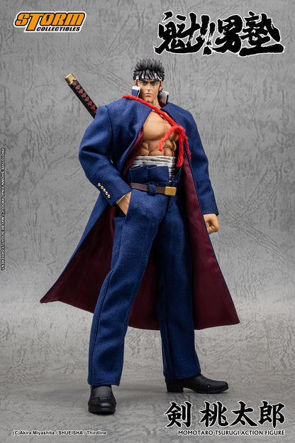Pre-order: MOMOTARO TSURUGI - SAKIGAKE!! OHTOKOJUKU 剣桃太郎 - 魁!!男塾 Action Figure