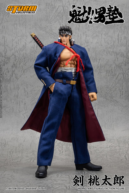 Pre-order: MOMOTARO TSURUGI - SAKIGAKE!! OHTOKOJUKU 剣桃太郎 - 魁!!男塾 Action Figure