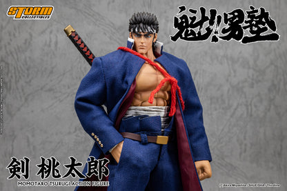 Pre-order: MOMOTARO TSURUGI - SAKIGAKE!! OHTOKOJUKU 剣桃太郎 - 魁!!男塾 Action Figure