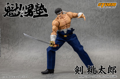 Pre-order: MOMOTARO TSURUGI - SAKIGAKE!! OHTOKOJUKU 剣桃太郎 - 魁!!男塾 Action Figure