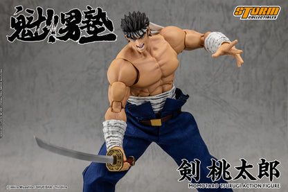 Pre-order: MOMOTARO TSURUGI - SAKIGAKE!! OHTOKOJUKU 剣桃太郎 - 魁!!男塾 Action Figure