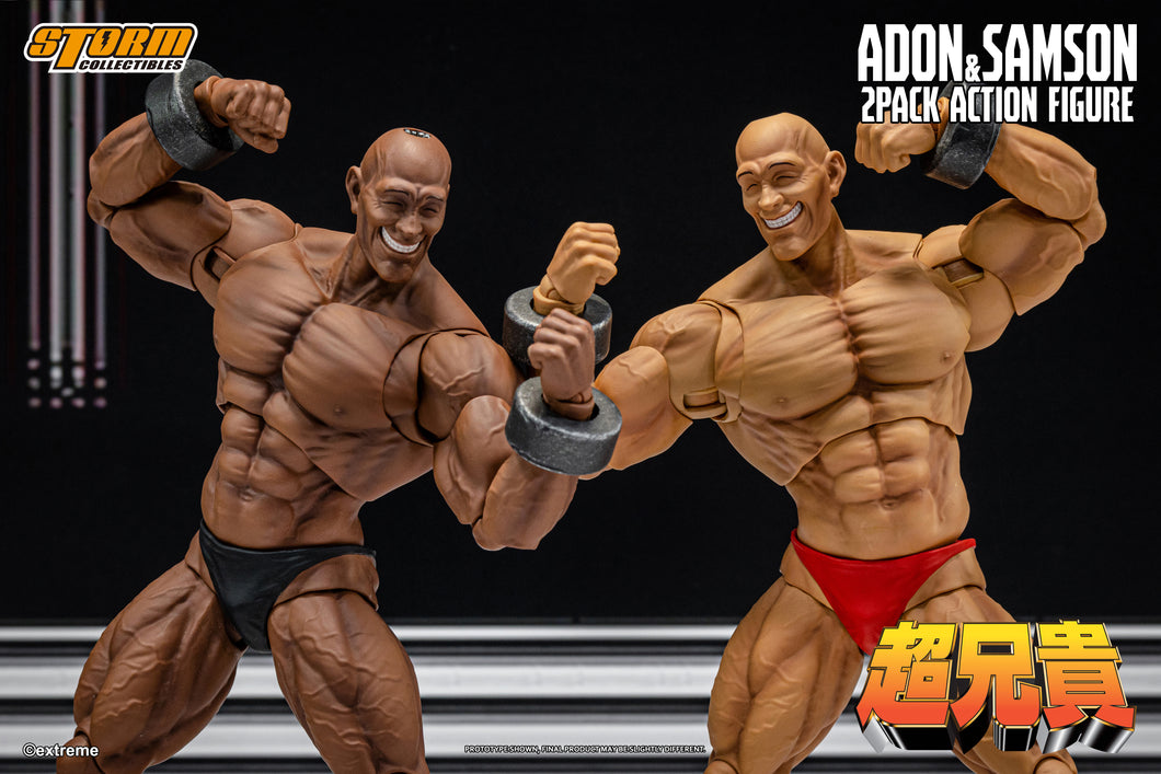 Pre-Order: Chou-Aniki Action Figure Adon & Samson 2-Pack Action Figure