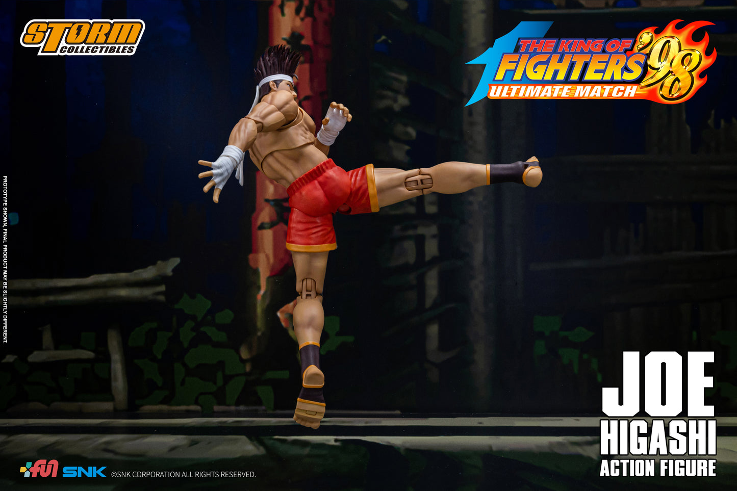 In Stock: JOE HIGASHI - The King of Fighter ‘98 UM Action Figure