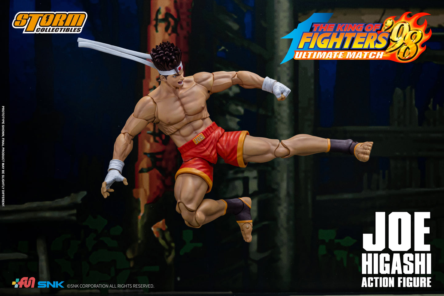 In Stock: JOE HIGASHI - The King of Fighter ‘98 UM Action Figure
