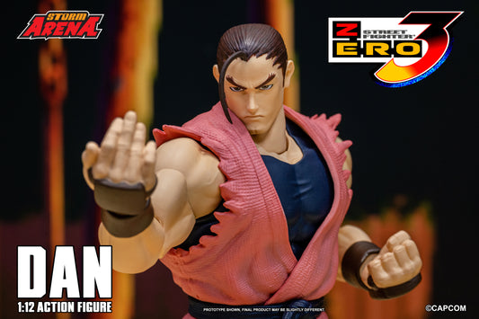 In Stock: DAN - STREET FIGHTER ALPHA (ZERO) 3 "STORM ARENA" 1/12 Scale