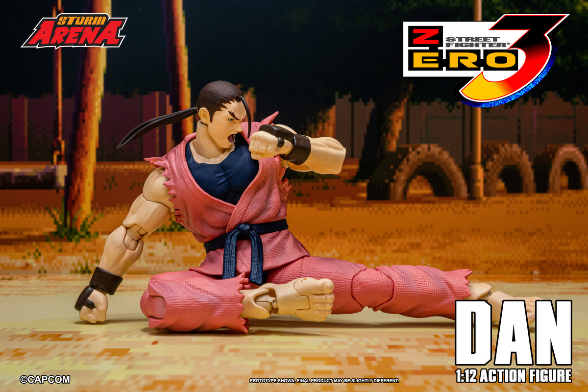 In Stock: DAN - STREET FIGHTER ALPHA (ZERO) 3 "STORM ARENA" 1/12 Scale