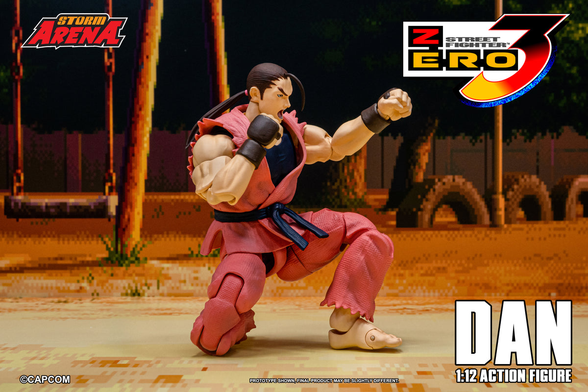 In Stock: DAN - STREET FIGHTER ALPHA (ZERO) 3 "STORM ARENA" 1/12 Scale