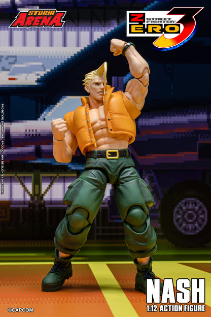 In Stock: NASH - STREET FIGHTER ALPHA (ZERO) 3 "STORM ARENA" 1/12 Scale