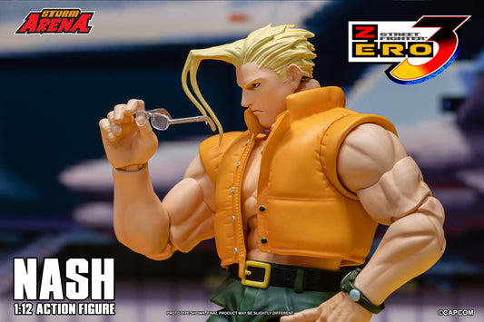 In Stock: NASH - STREET FIGHTER ALPHA (ZERO) 3 "STORM ARENA" 1/12 Scale