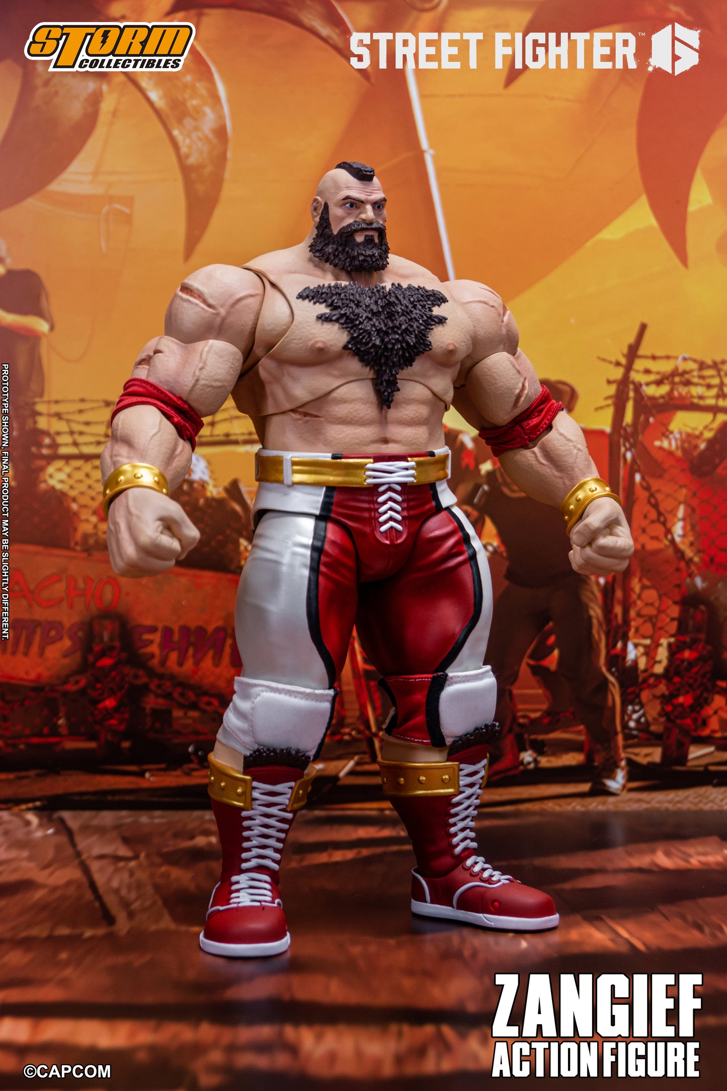 In Stock: ZANGIEF - STREET FIGHTER 6 Action Figure